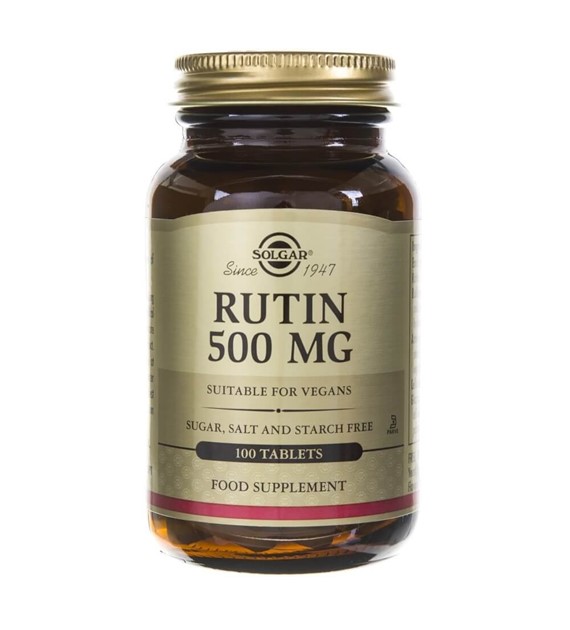 Solgar Rutyna 500 mg - 100 tabletek