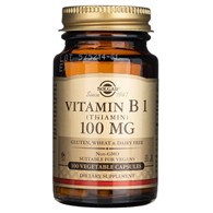 Solgar Vitamin B1 100 mg - 100 pflanzliche Kapseln