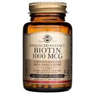 Solgar Biotin 1000 mcg - 100 pflanzliche Kapseln