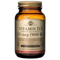 Solgar Vitamin D3 125 mcg (5000 IU) - 120 veg. kapslí