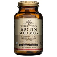 Solgar Biotin 5000 mcg - 60 veg. kapslí