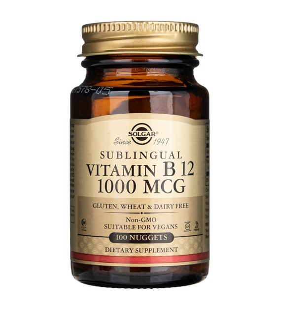 Solgar Vitamin B12 1000 mcg - 100 nugetek