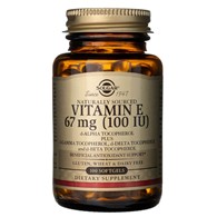 Solgar Vitamin E 67 mg (100 IU) (d-Alpha-Tocopherol) - 100 Weichkapseln