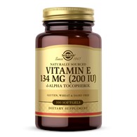 Solgar Vitamin E 134 mg ( 200 IU ) - 100 měkkých gelů