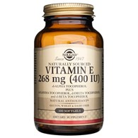 Solgar Vitamin E 268 mg - 100 měkkých gelů