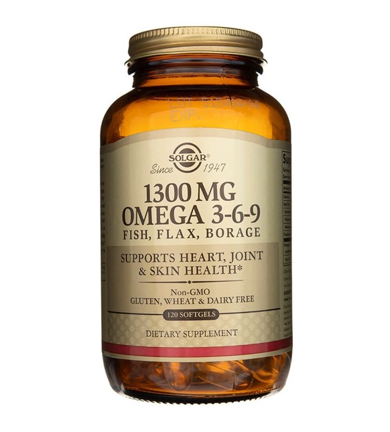 Solgar Omega 3-6-9 1300 mg - 120 měkkých gelů