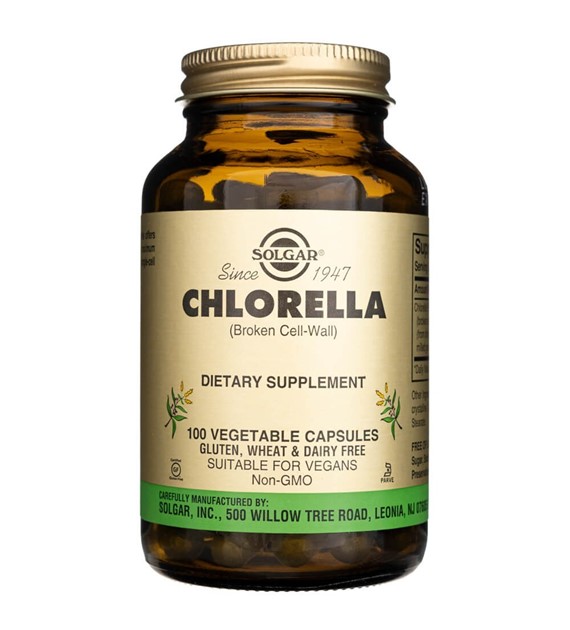 Solgar Chlorella 520 mg - 100 Veg Capsules