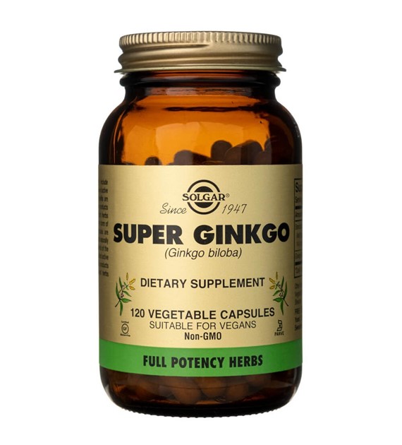 Solgar Super Ginkgo (Miłorząb Japoński) - 120 kapsułek