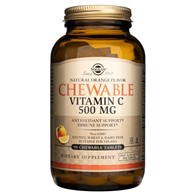 Solgar Vitamin C Kautabletten 500 mg, natürliche Orange - 50 Tabletten