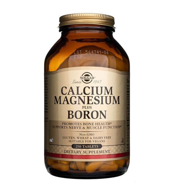 Solgar Calcium Magnesium Plus Boron - 250 Tablets