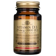 Solgar Vitamin D3 25 mcg (1000 IU) - 100 žvýkacích tablet