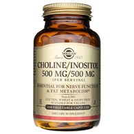 Solgar Choline / Inositol 500 mg - 100 Veg Capsules