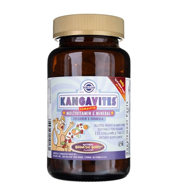 Solgar Kangavites Multivitamin & Mineral Bouncin' Berry - 120 Tablets