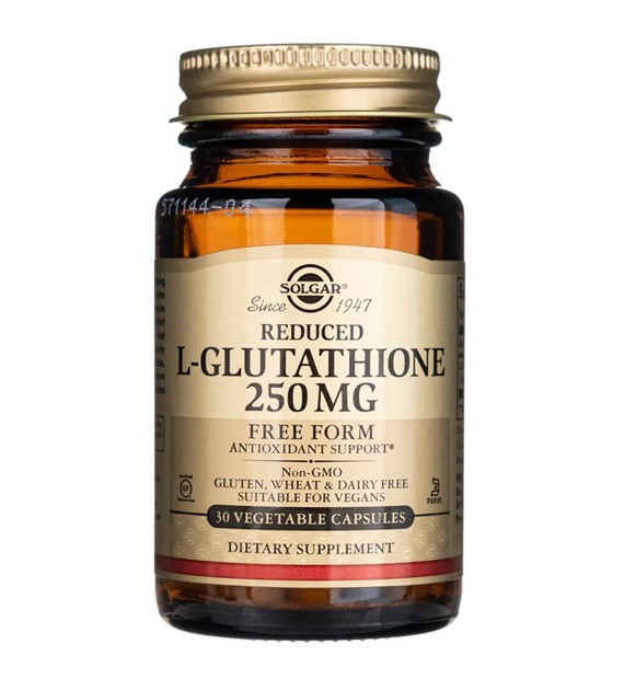 Solgar Reduziertes L-Glutathion 250 mg - 30 pflanzliche Kapseln