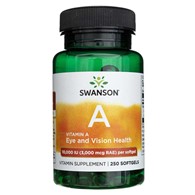 Swanson Vitamina A 3000 mcg (10000 IU) - 250 měkkých gelů
