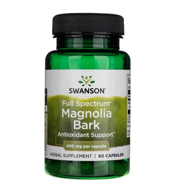 Swanson Vollspektrum-Magnolienrinde 400 mg - 60 Kapseln