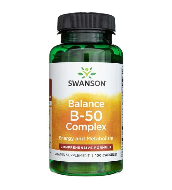 Swanson Balance B-50 kompleks witamin - 100 kapsułek