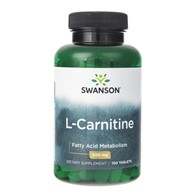 Swanson L-Carnitine (L-Karnityna) 500mg - 100 tabletek