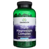 Swanson Triple Magnesium Complex 400 mg - 300 kapslí