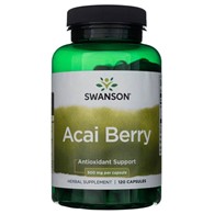 Swanson Acai Berry 500 mg - 120 kapslí