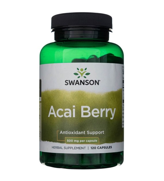 Swanson Acai Berry 500 mg - 120 Capsules