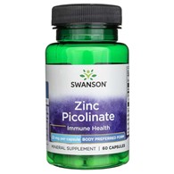 Swanson Zinkpicolinat 22 mg - 60 Kapseln