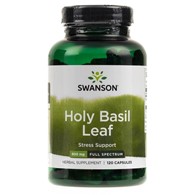 Swanson Holy Basil Leaf (Liść bazylii) 400 mg - 120 kapsułek