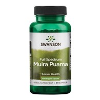 Swanson Muira Puama s plným spektrem 400 mg - 90 kapslí