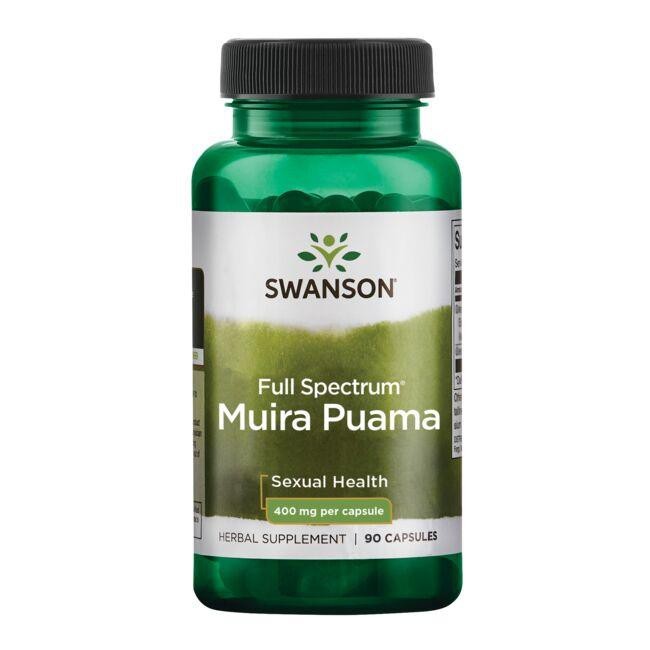 Swanson Korzeń Muira Puama 400 mg - 90 kapsułek