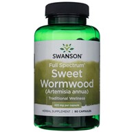 Swanson Plné spektrum pelyňku ročního (Artemisia annua) 425 mg - 90 kapslí