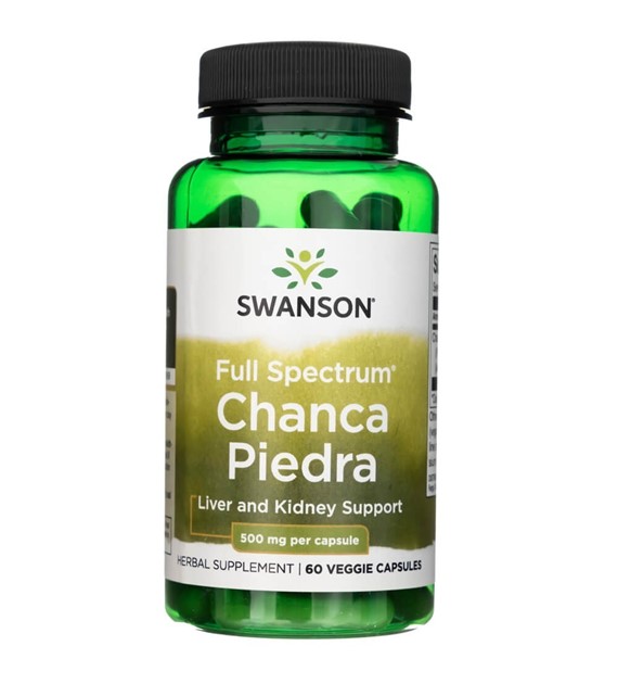 Swanson Volles Spektrum Chanca Piedra 500 mg - 60 pflanzliche Kapseln