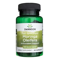 Swanson Plné spektrum Moringa Oleifera 400 mg - 60 kapslí