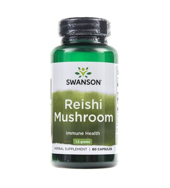 Swanson Reishi Mushroom (Grzyb) 600 mg - 60 kapsułek