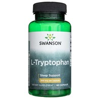 Swanson L-tryptofan 500 mg - 60 kapslí