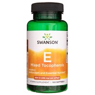 Swanson Vitamin E Smíšené tokoferoly 400 m.j. - 100 měkkých gelů