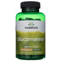 Swanson Glucomannan 665 mg - 90 Capsules