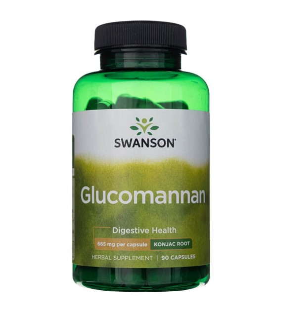 Swanson Glukomannan 665 mg - 90 kapslí