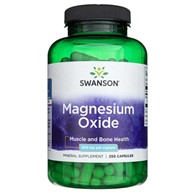 Swanson Magnesium Oxide 200 mg - 250 Capsules