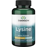 Swanson L-Lysine (L-Lizyna) 500 mg - 100 kapsułek