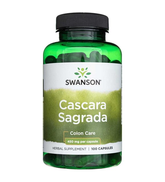 Swanson Cascara Sagrada 450 mg - 100 kapsułek
