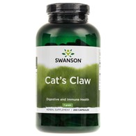 Swanson Koci Pazur (Cat's Claw) 500mg - 250 kapsułek