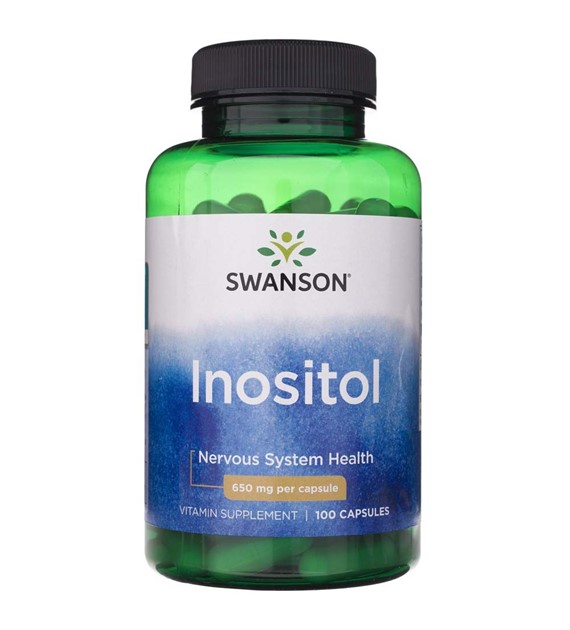 Swanson Inozytol 650 mg - 100 kapsułek