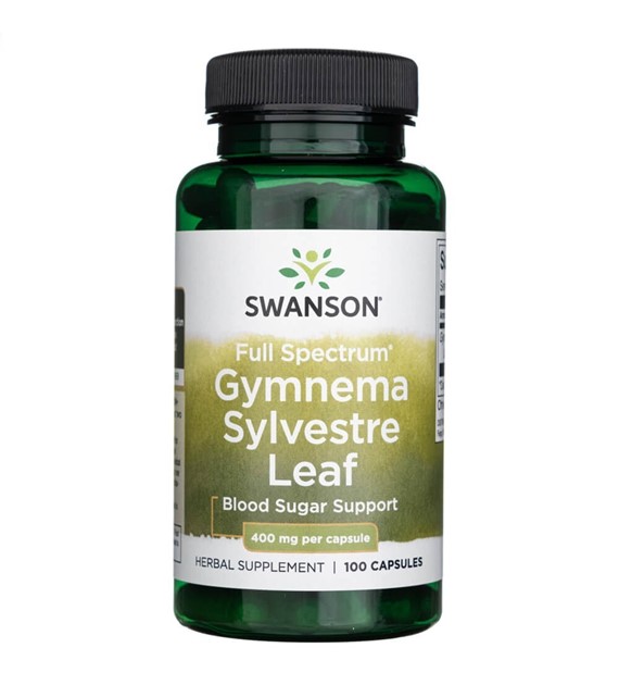 Swanson Full Spectrum Gymnema Sylvestre Leaf 400 mg - 100 Capsules