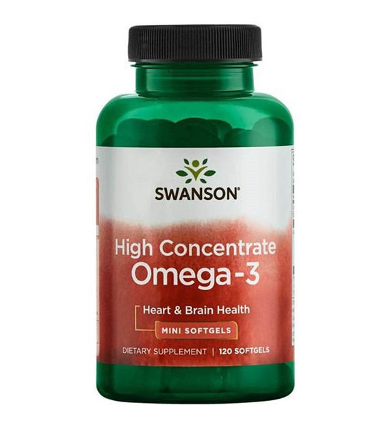 Swanson High Concentrate Omega-3 - 120 kapsułek