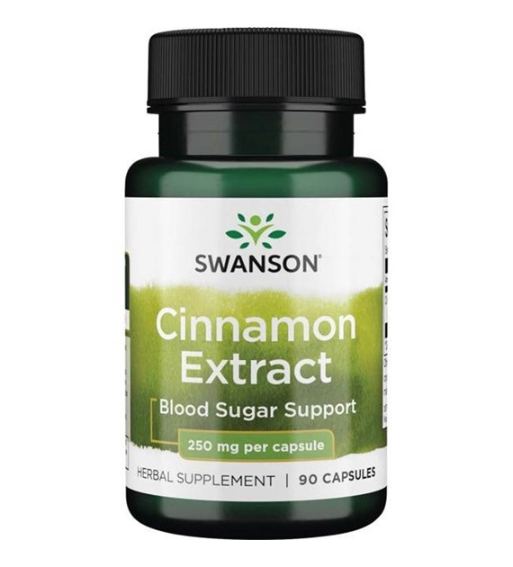 Swanson Cynamon ekstrakt 250 mg - 90 kapsułek