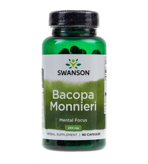 Swanson Bacopa Monnieri ekstrakt standaryzowany 250 mg - 90 kapsułek