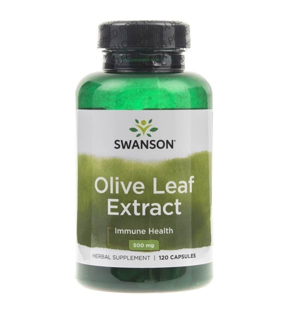 Swanson Liście Oliwy ekstrakt (Olive Leaf) 500 mg - 120 kapsułek