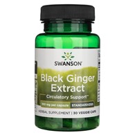 Swanson Schwarzer Ingwerextrakt 100 mg - 30 pflanzliche Kapseln