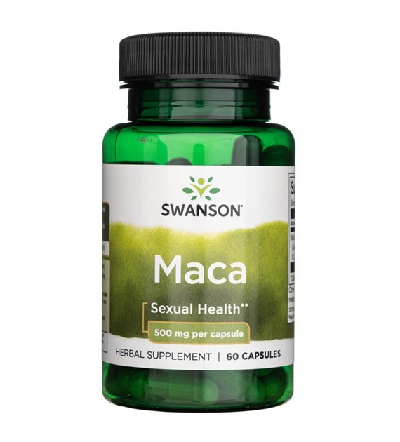 Swanson Maca 500 mg - 60 Kapseln
