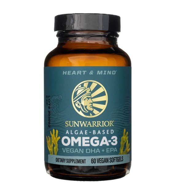 Sunwarrior Omega-3 Wegańskie DHA & EPA - 60 kapsułek